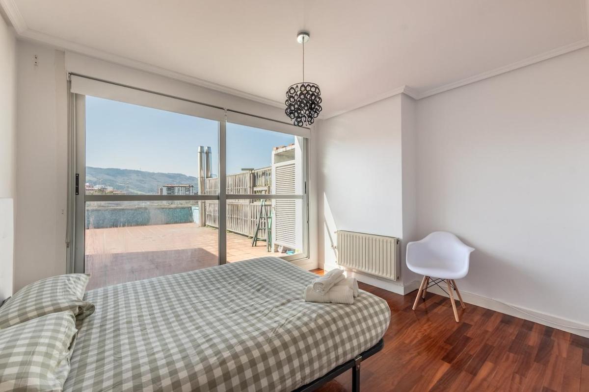 Apartamento Exclusiva Terraza Y Parking A 5 Min De Bilbao