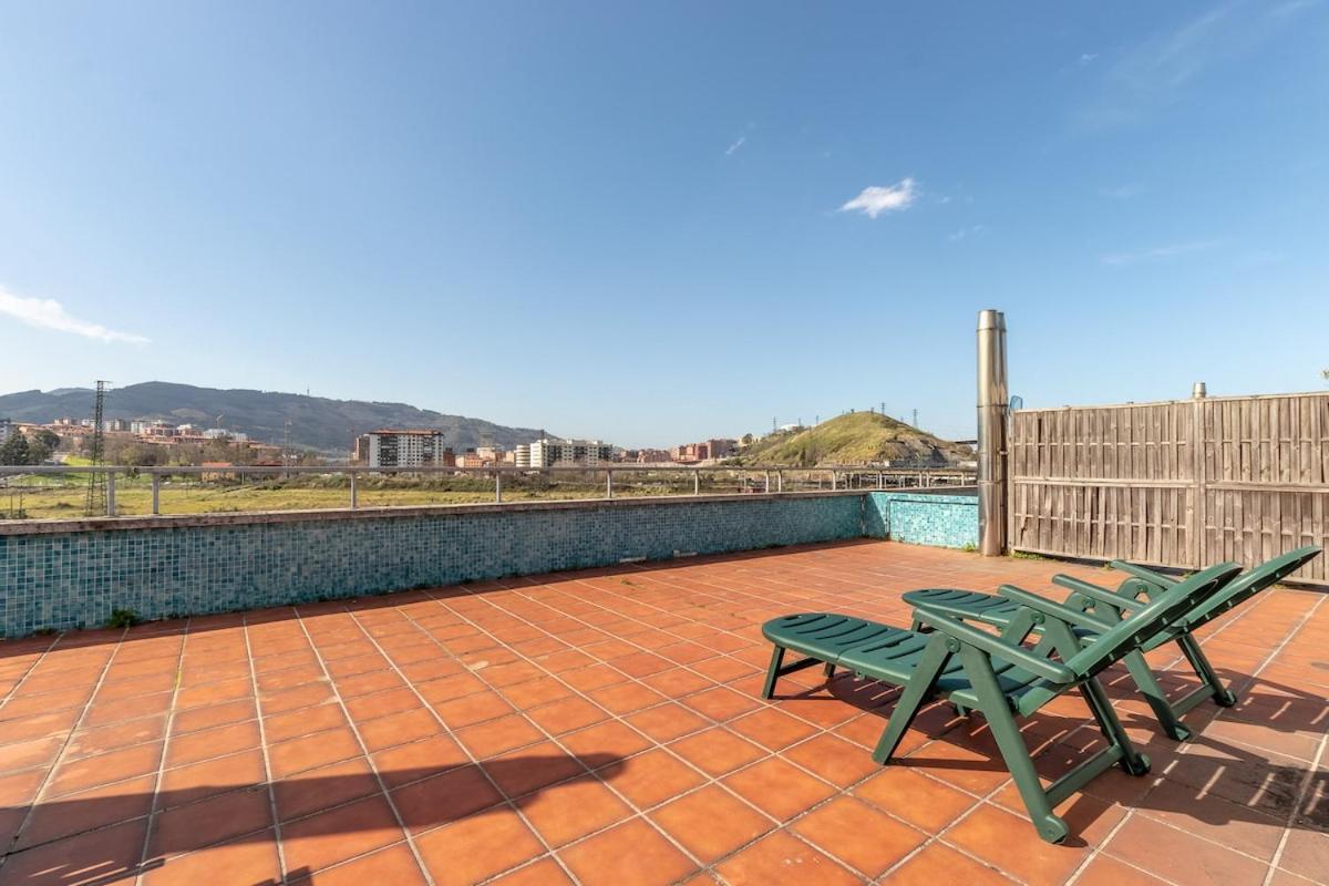 Apartamento Exclusiva Terraza Y Parking A 5 Min De Bilbao